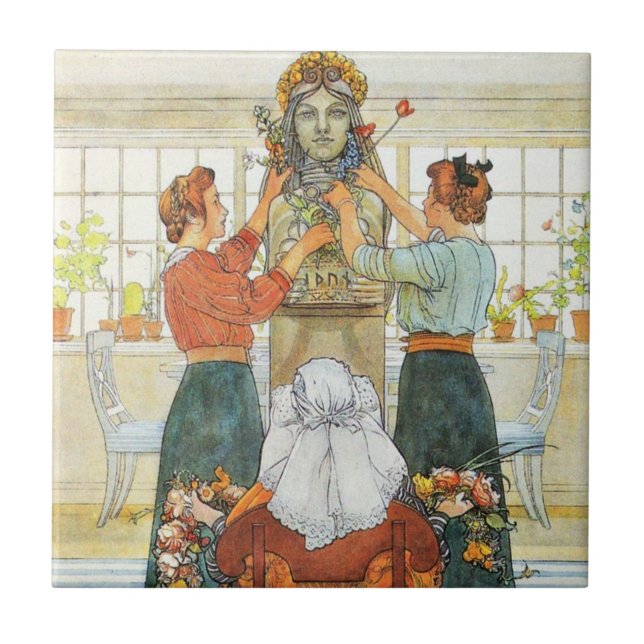 Carreau Soeurs Décoration pour vacances (Devant)