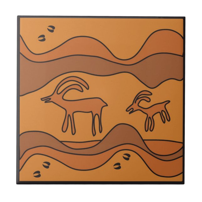 Carreau Sojourne À Travers Snake Gulch (Devant)