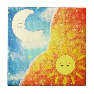 Carreau Soleil Calme Et Lune