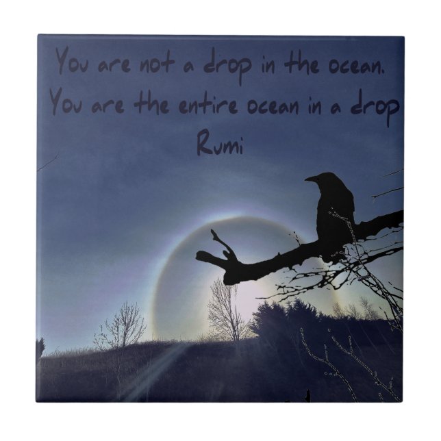 Carreau Soleil Halo sur le Pays de Galles avec Carrelage e (Devant)