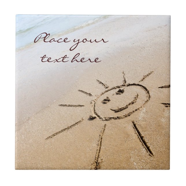 Carreau Soleil Sur La Plage (Devant)