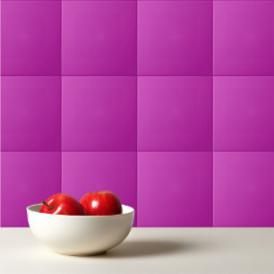 Carreau Solid color neon purple