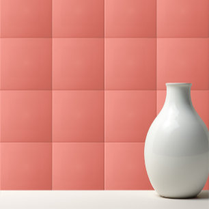 Carreau Solid color salmon coral
