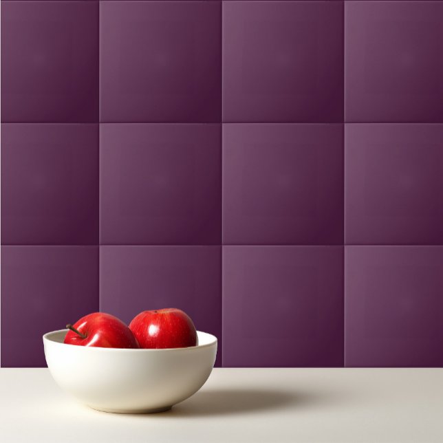 Carreau Solid eggplant purple (Créateur téléchargé)