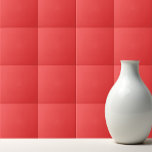 Carreau Solid hot coral red<br><div class="desc">Solid hot coral red design.</div>