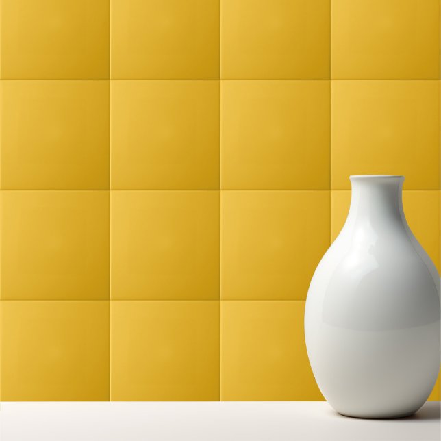 Carreau Solid medium cadmium yellow amber (Créateur téléchargé)