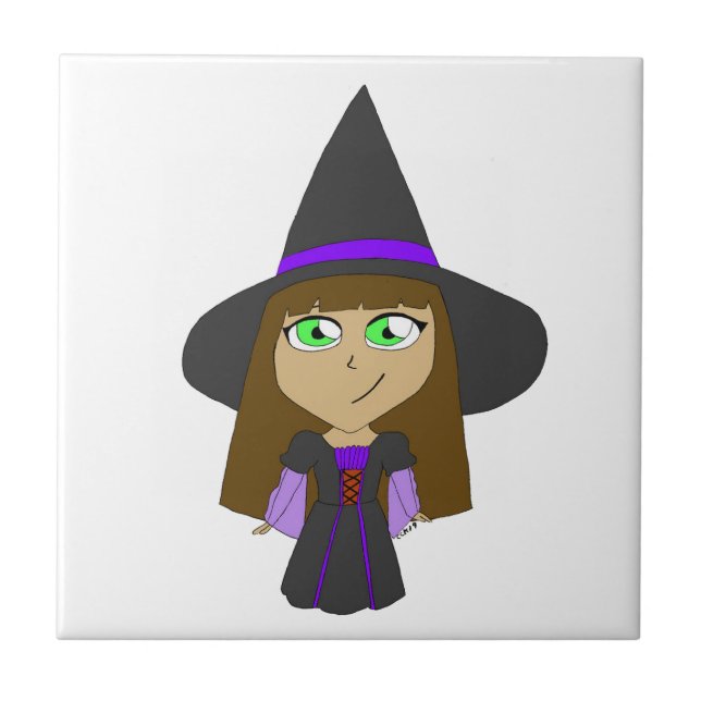 Carreau sorcière chibi (Devant)