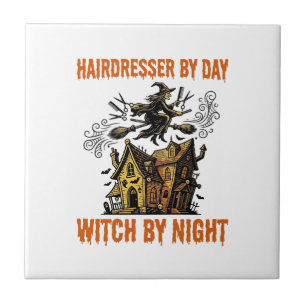 Carreau Sorcière Coiffeuse Halloween Vintage Chemise de Sa