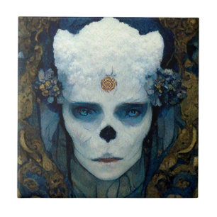 Carreau Sorcière de glace Imaginaire Sci-Fi Art