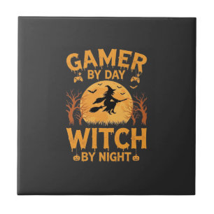 Carreau Sorcière de jeu Halloween Conception de jeu