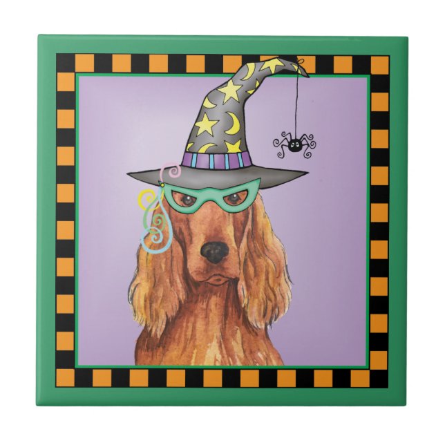 Carreau Sorcière de Setter irlandais (Devant)