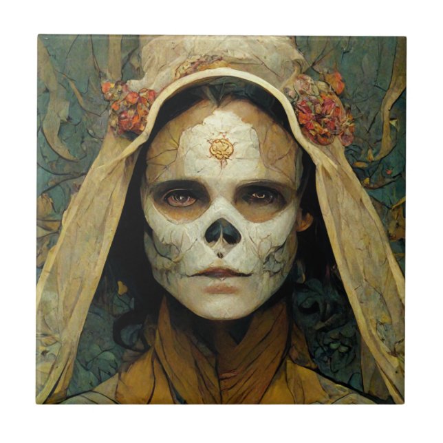 Carreau Sorcière en bois 1 Imaginaire (Devant)