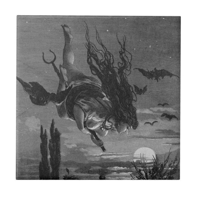 Carreau Sorcière russe : Carrelage en céramique russe pitt (Devant)