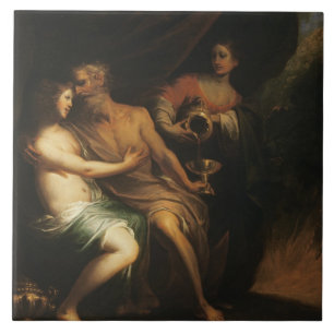 Carreau Sort et ses filles (huile sur la toile) 3