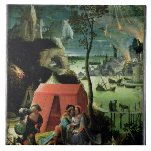 Carreau Sort et ses filles (huile sur le panneau)