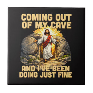 Carreau Sortir de ma grotte La résurrection de Jésus