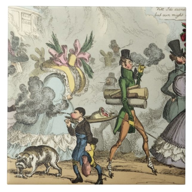 Carreau Souffle, souffle, c'est un âge du soufflage, (Devant)