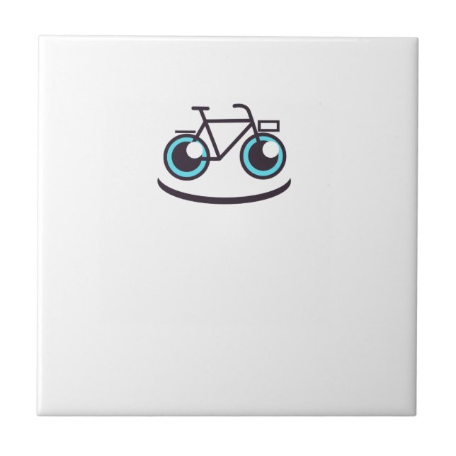 Carreau Sourire à vélo (Devant)
