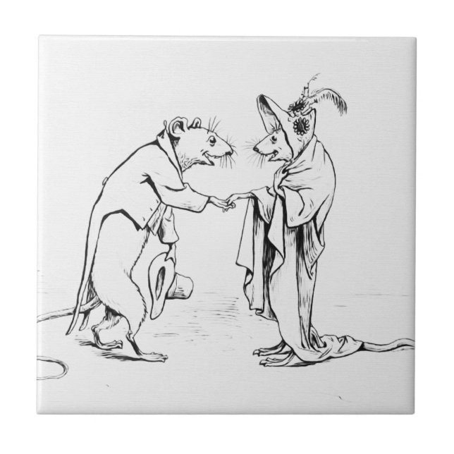 Carreau Souris de bonne nuit (Devant)