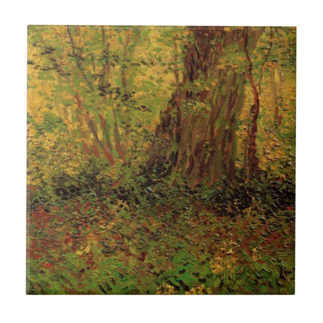 Carreau Sous-bois par Vincent van Gogh (Devant)