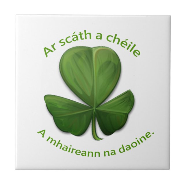 Carreau Sous l'abri de l'autre, les gens survivent (Devant)