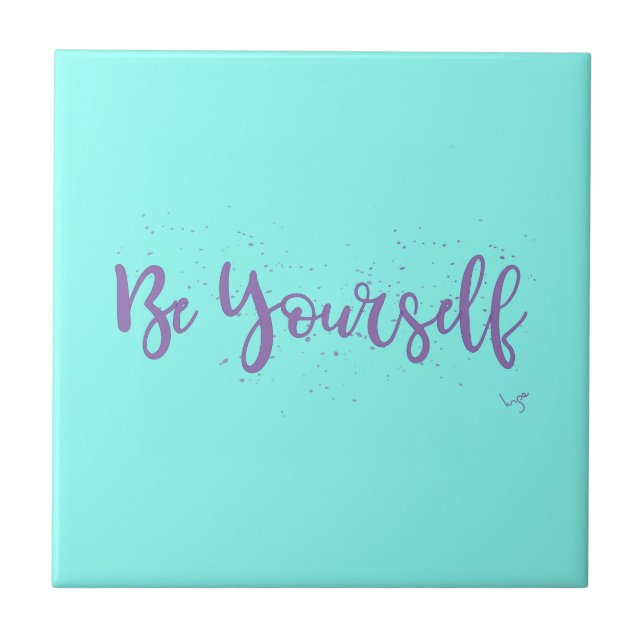 Carreau Soyez-Vous-Typographie-Violet (Devant)
