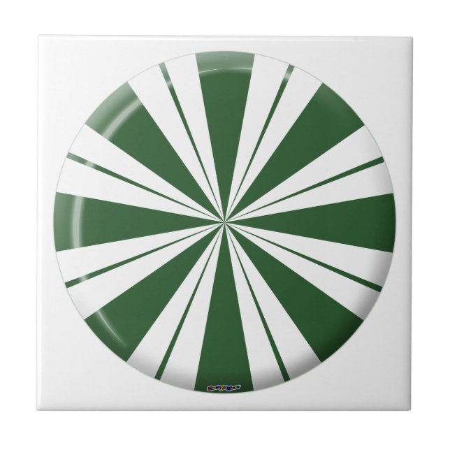 Carreau Spearmint Stripe (Devant)