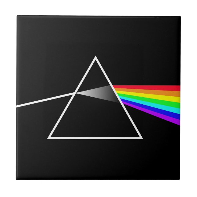 Carreau spectre de couleur de réfraction de lumière de pri (Devant)