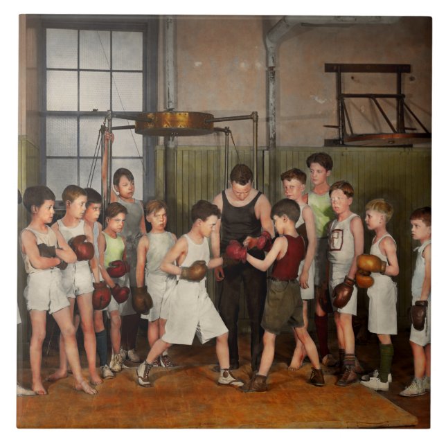 Carreau Sport - Boxe - Poings de fureur 1924 (Devant)