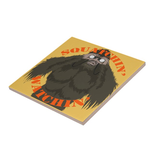 Carreau Squatchin' Watchin' Bigfoot Love (Côté)