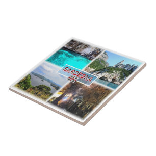 Carreau SRD003 SARDAIGNE, mosaïque, Italie, réfrigérateur