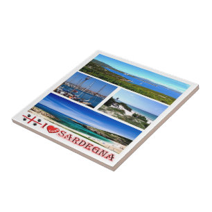 Carreau SRD040 SARDINIA I Love, Mosaic, Italie,