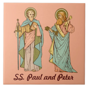 Carreau SS. Paul et Pierre, Apôtres (RLS 13 & 14)