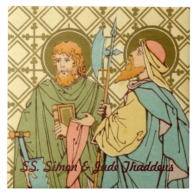 Carreau SS. Simon et Jude Thaddeus (RLS 16) (Devant)
