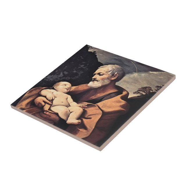 Carreau St Joseph par Guido Reni (Côté)
