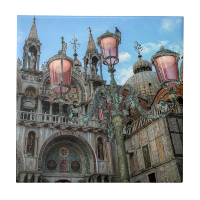Carreau St. Marc et lampe, Venise, Italie (Devant)