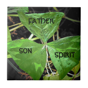 Carreau St Patrick a employé un shamrock