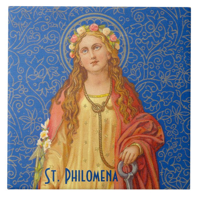 Carreau St. Philomena avec Ancre (SNV 051) (Devant)
