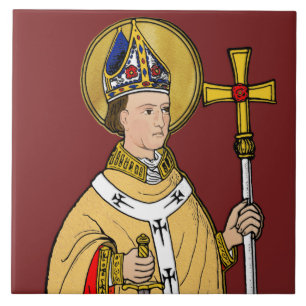 Carreau St. Thomas Becket avec Épée (M 033; Colorisée)