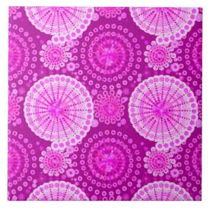Carreau Starburds et pingwheel, améthyste violet
