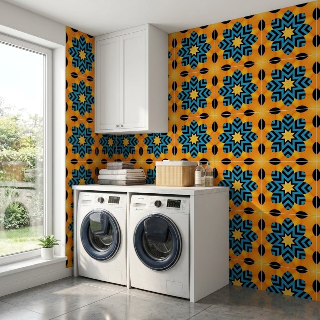 Carreau Starburst en jaune (Créateur téléchargé)