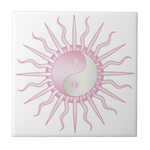 Carreau Starburst rose Yin Yang