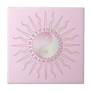 Carreau Starburst rose Yin Yang