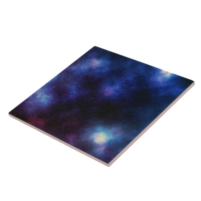 Carreau Starfield Space, ciel nocturne avec de nombreuses  (Côté)