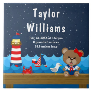 Carreau Statistiques de naissance de la Marine rouge de la