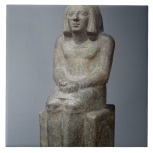 Carreau Statue d'Ankh, prêtre de Horus, pe dynastique tô