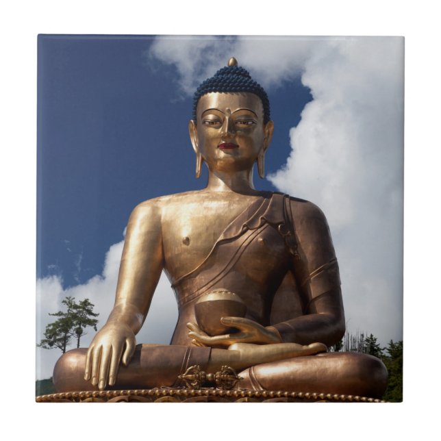 Carreau Statue de Bouddha assis (Devant)