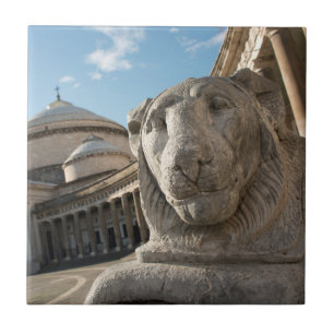 Carreau Statue de lion devant San Francesco di Paola