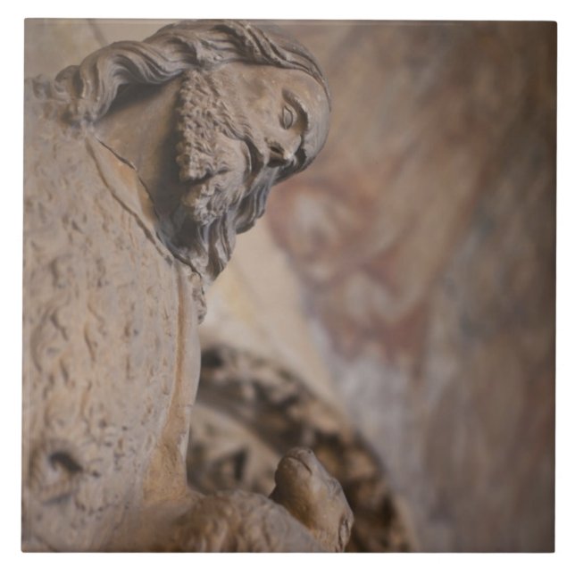 Carreau Statue de Saint-Jean-Baptiste (Devant)