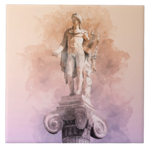 Carreau Statue grecque classique d'Apollo